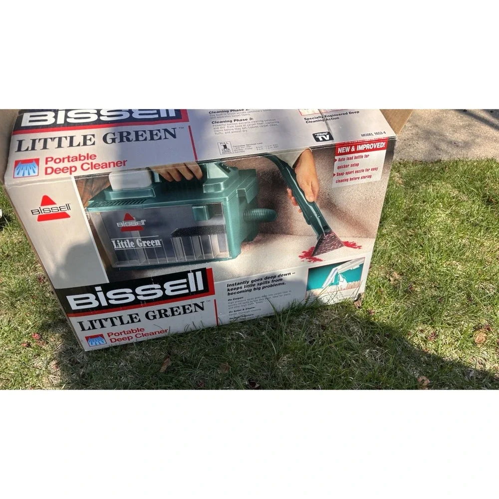 1996 Bissell Machine Little Green Portable Deep Cleaner Carpet Shampooer Pet